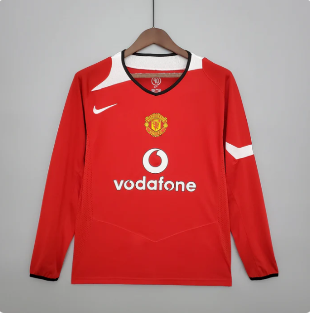 Retro Manchester United 04/05 Manga Comprida