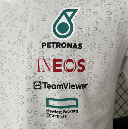 F1 Mercedes 2024 new white f1 shirt