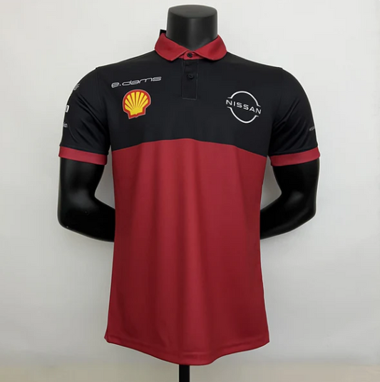 F1 NISSAN 2023 red T shirt - POLO