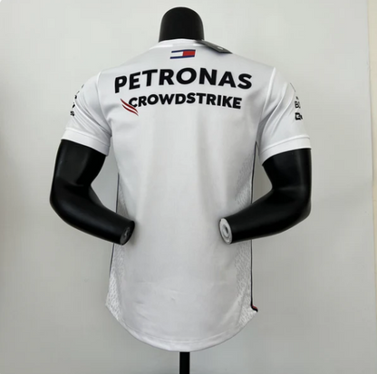 F1 MERCEDES BENZ 2023 WHITE T-SHIRT -2