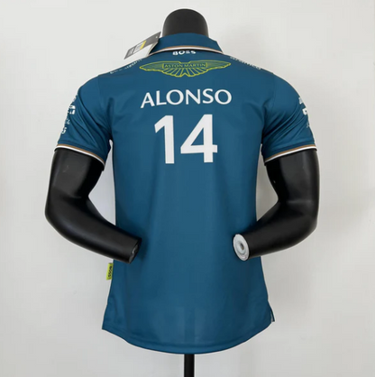 F1 Aston Martin 2023 - #ALONSO -#14 - Green POLO