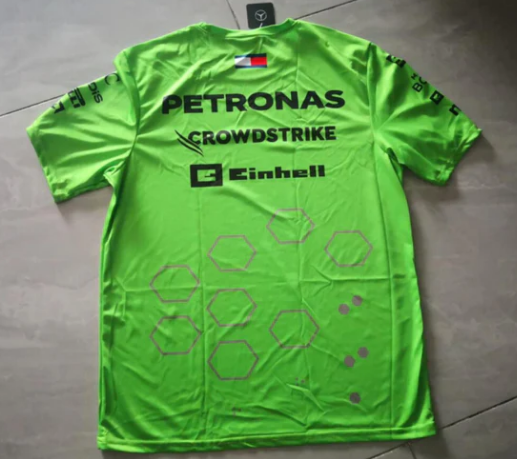 F1 MERCEDES 2024 green shirt