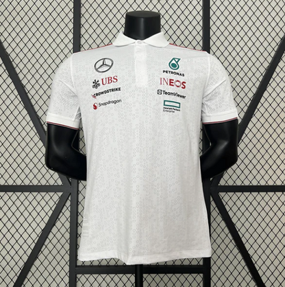 F1 MERCEDES 2024 white - POLO