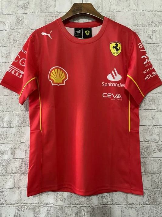 F1 FERRARI 2024 red T-shirt