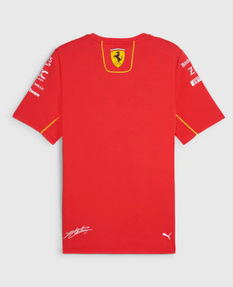 F1 FERRARI 2024 red T-shirt #16